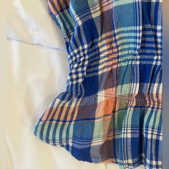 Cami with gingham pattern - Picture 2 of 8